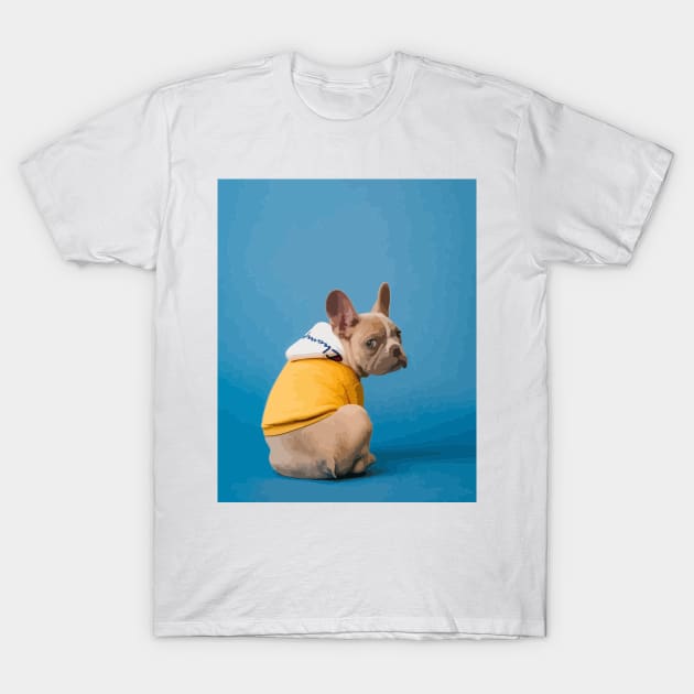 French Bulldog Digital Painting T-Shirt by gktb